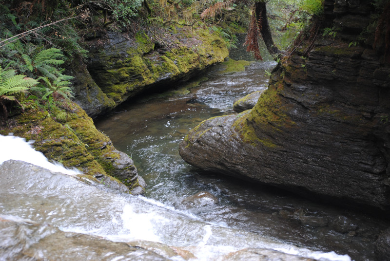 Snaking river